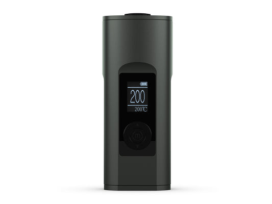 Schwarzer Arizer Solo 2 Vaporizer mit OLED-Display – Hochwertiger tragbarer Vaporizer mit präziser Temperatursteuerung und leistungsstarkem Akku für reinen Dampfgenuss.