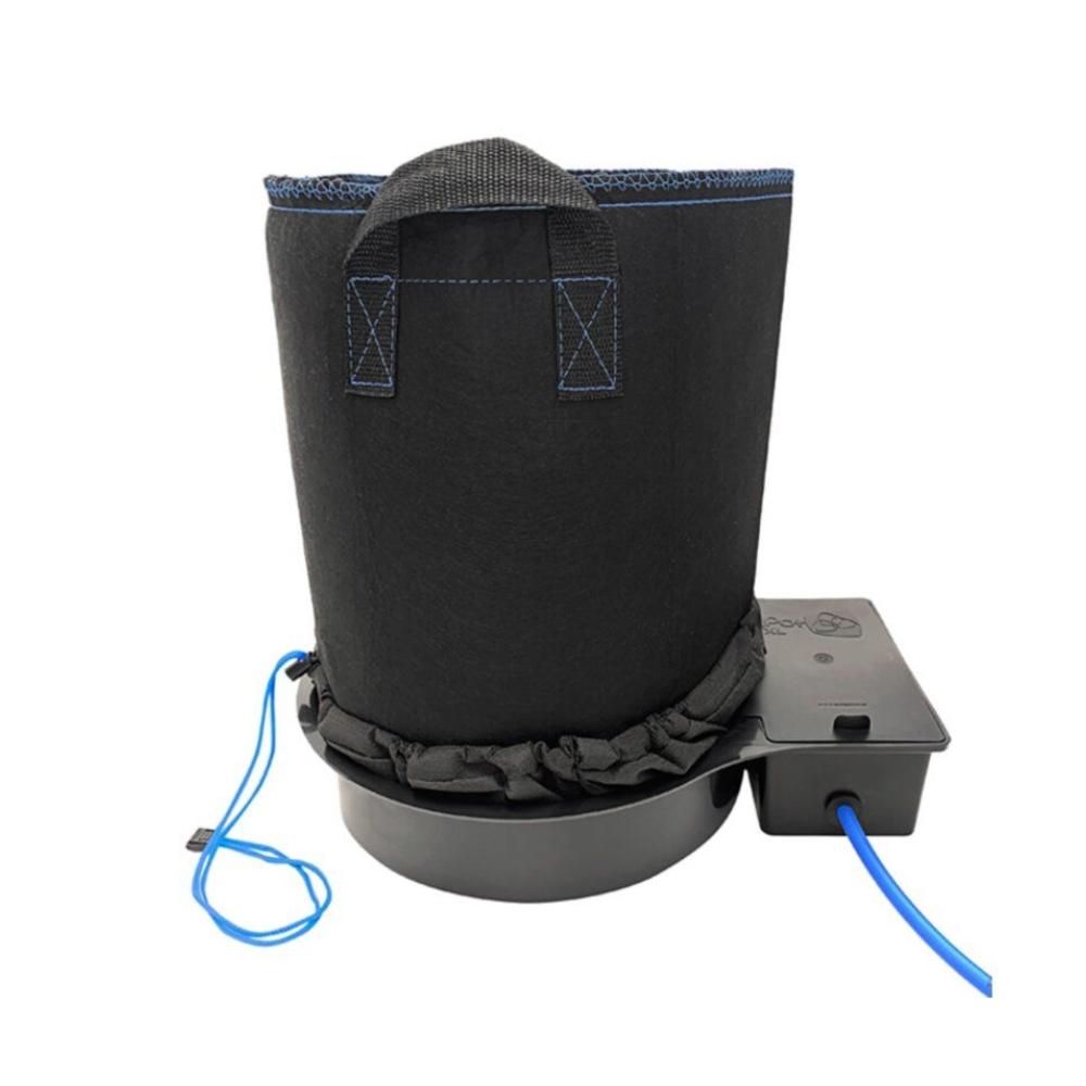 AutoPot SmartPot XL Bewässerungssystem mit 20 L Stofftopf – stromloses Komplettset für gesunde Wurzelentwicklung und effiziente Pflanzenversorgung