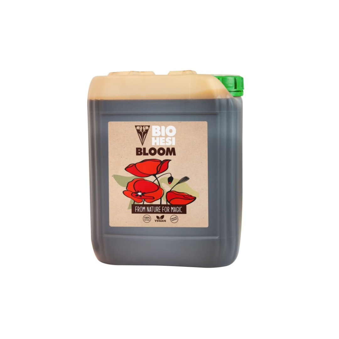 Hesi Bio Bloom 5L: Für eine Explosion der Farben in Ihrem Garten Verwandeln Sie Ihren Garten in ein Blütenmeer mit Hesi Bio Bloom 5L! Dieser innovative Blütedünger aus 100% natürlichen Rohstoffen fördert die Bildung prachtvoller Blüten und sorgt für eine atemberaubende Blütenpracht in großen Pflanzenbeständen. Ideal für alle Hobbygärtner, die ihre Pflanzen auf nachhaltige Weise zum Blühen bringen möchten.