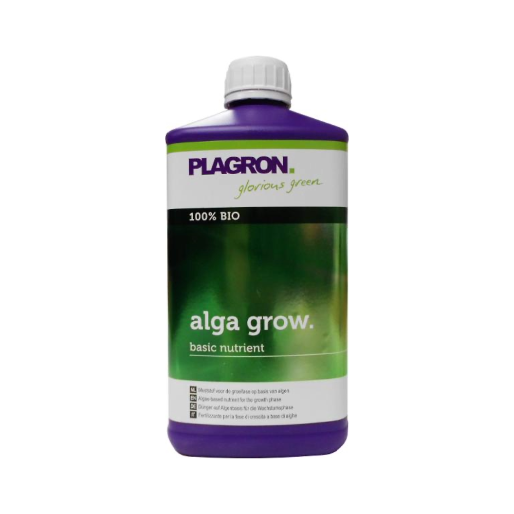 Plagron Alga Grow 1 Liter – Organischer Wachstumsdünger für kräftige Pflanzenentwicklung. Biologische Nährstoffquelle aus Algenextrakten für gesunde Pflanzen auf Erde.