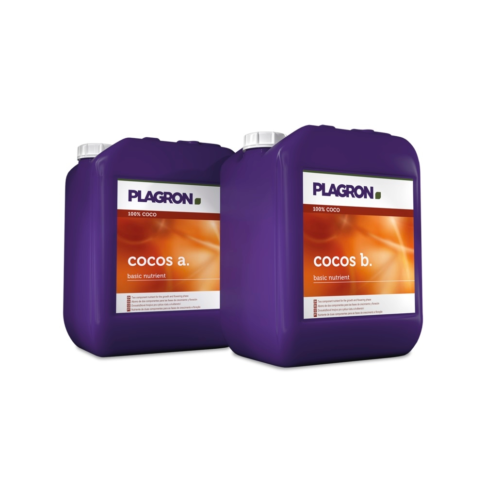 Plagron Cocos A&B 10L Kanister - Perfekter Dünger für gesundes Wachstum und reiche Erträge in der Kokoszucht.