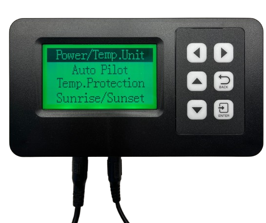Fox LED Lighting Controller Display – AutoPilot, Temp Protection und Sunrise/Sunset für 0–10V LED Steuerung