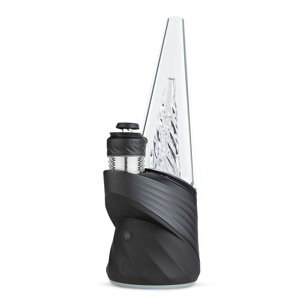 Puffco Peak Pro Onyx mit 3DXL-Kammer – Smart Rig für Konzentrate mit Glas-Perkolator, Joystick Cap und App-Steuerung
