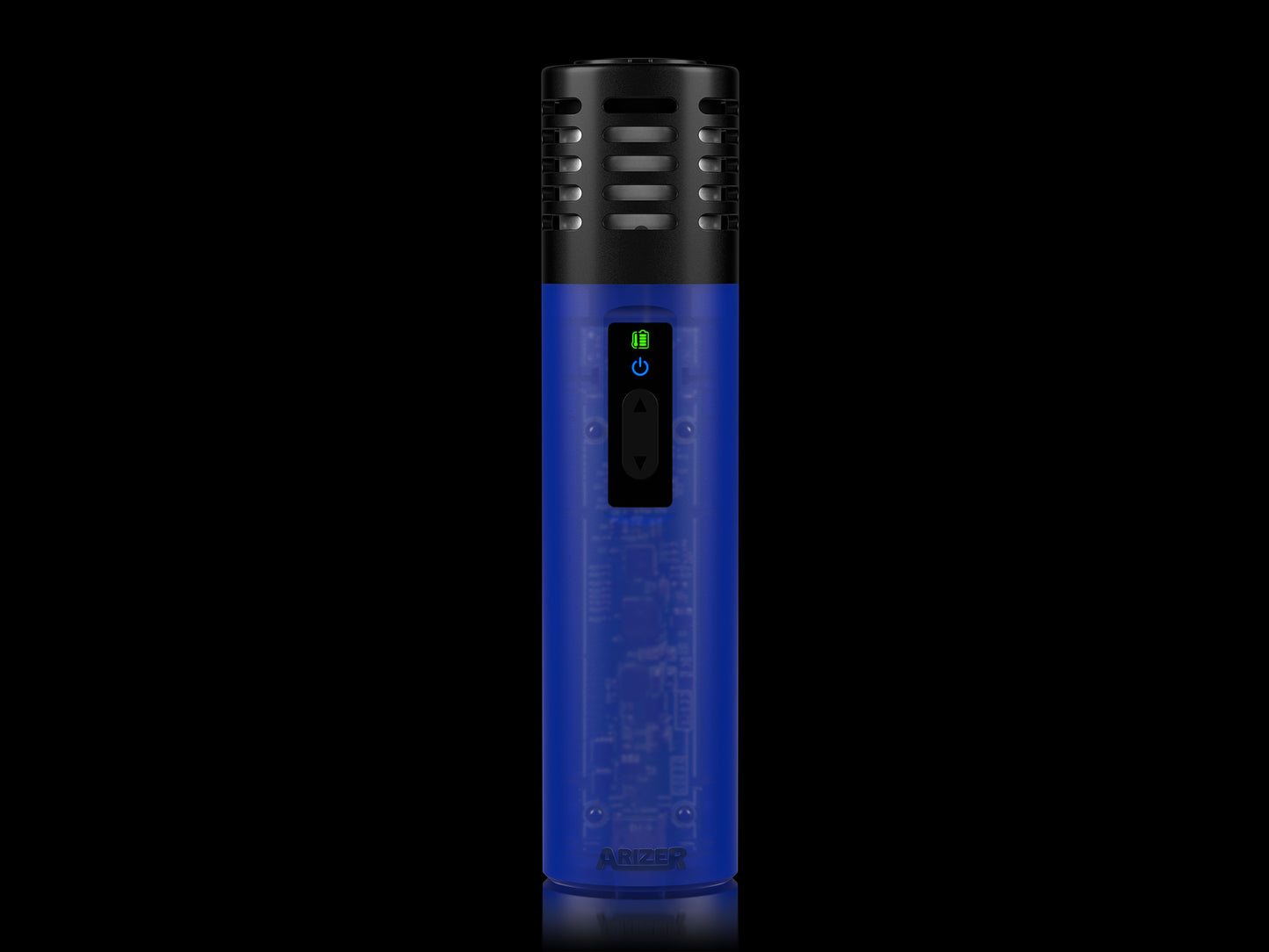 Arizer Air SE Vaporizer in Blau – kompakter tragbarer Kräuterverdampfer mit LED-Anzeige für präzise Temperatureinstellung