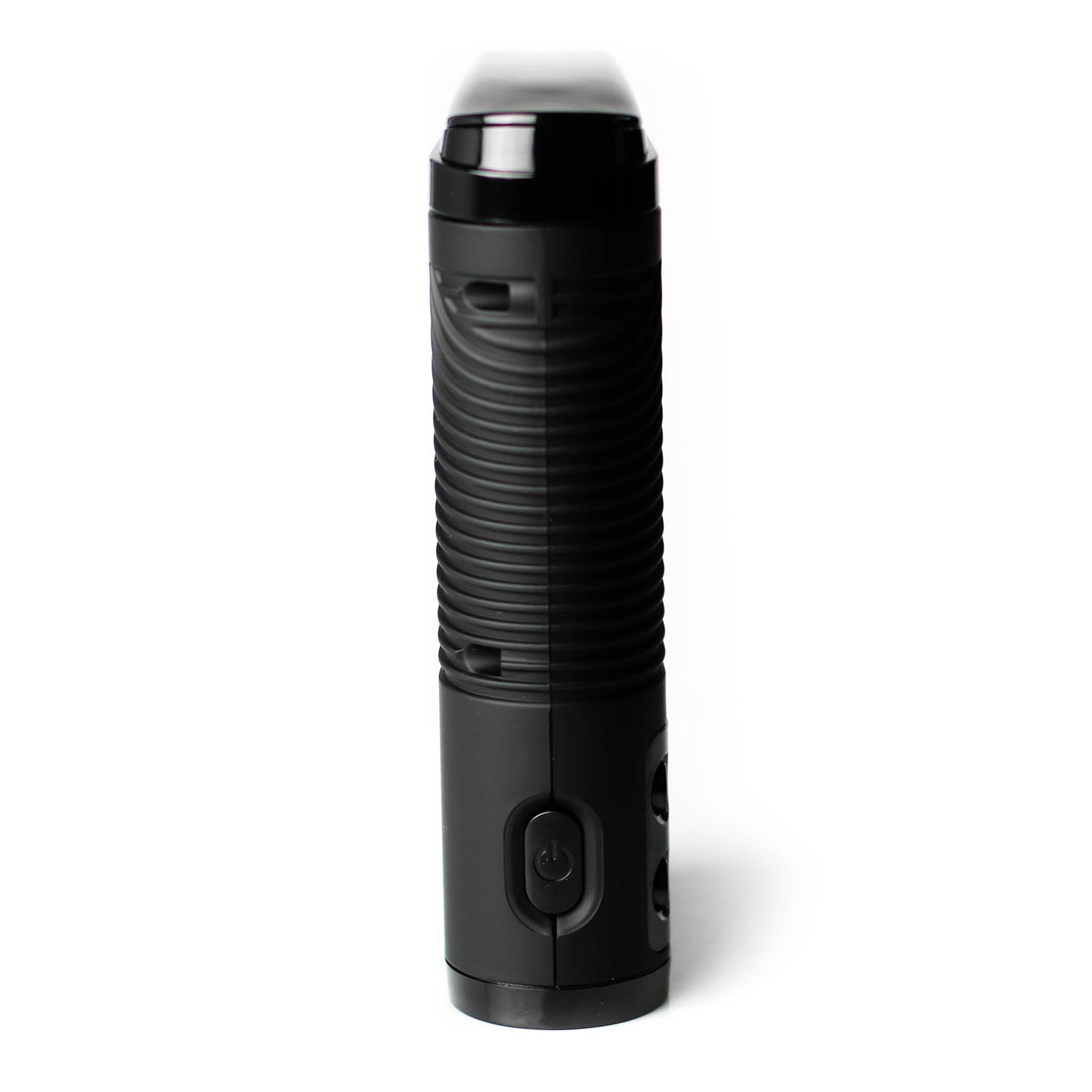 Seitenansicht des Boundless CFX Vaporizers mit geriffeltem Gehäuse