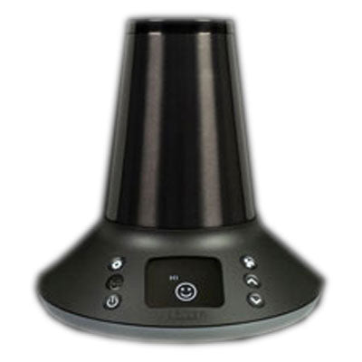 Arizer XQ2 Vaporizer, Vorderansicht, fortschrittliches Design mit digitaler Temperaturanzeige