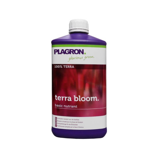 Plagron Terra Bloom 1L Flasche – Mineralischer Blütedünger für die optimale Blütenbildung deiner Pflanzen. Geeignet für alle Bewässerungssysteme, fördert gesundes Pflanzenwachstum und schnelle Blütenentwicklung.