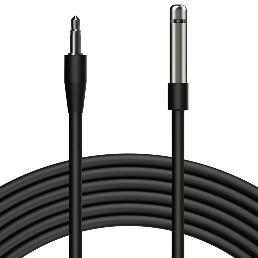 AC Infinity Klima-Sensor 6 m mit Edelstahl-Thermospitze und 3,5 mm Anschluss – präziser Temperatur- und Feuchtigkeitssensor für Grow- und HLK-Systeme.