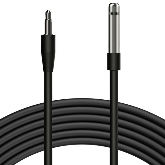 AC Infinity Klima-Sensor 6 m mit Edelstahl-Thermospitze und 3,5 mm Anschluss – präziser Temperatur- und Feuchtigkeitssensor für Grow- und HLK-Systeme.
