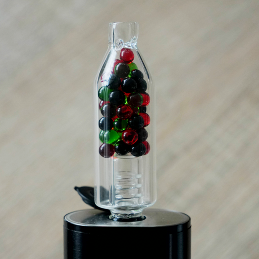 Arizer Rocket Stem für Solo/Air/Air Max – Glas-Kühlstem mit Glasperlen für kühleren, sanften Dampf