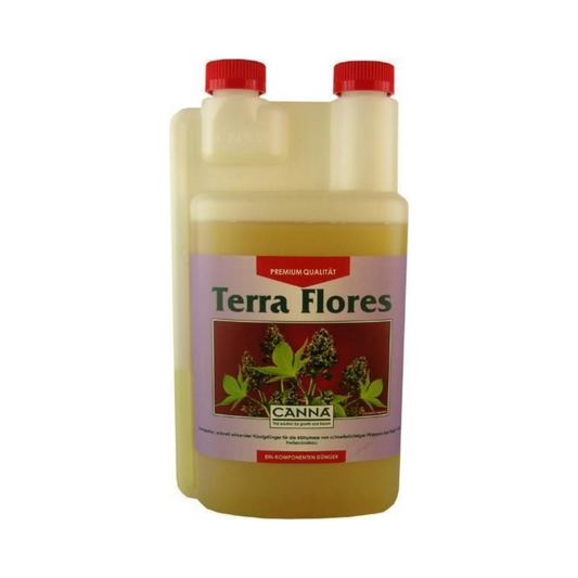 CANNA Terra Flores 1L kaufen – Blütedünger für Erde, fördert starke Blütenbildung, gesundes Wachstum und intensives, charakteristisches Aroma