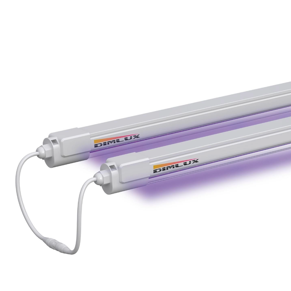 Detailansicht Dimlux Xplore Add-on 2x25W – robuste LED-Lightbars mit Anschlusskabel für gezielte Spektrum-Erweiterung