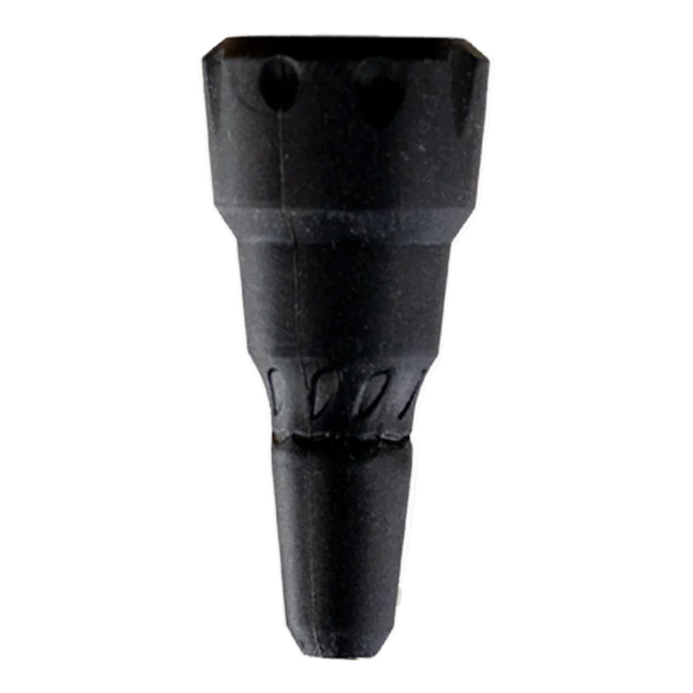 10/14 mm Adapter schwarz – Silikon-Glasadapter (WPA) für DynaVap, 45 mm Körperlänge, dichter Sitz am Glasanschluss
