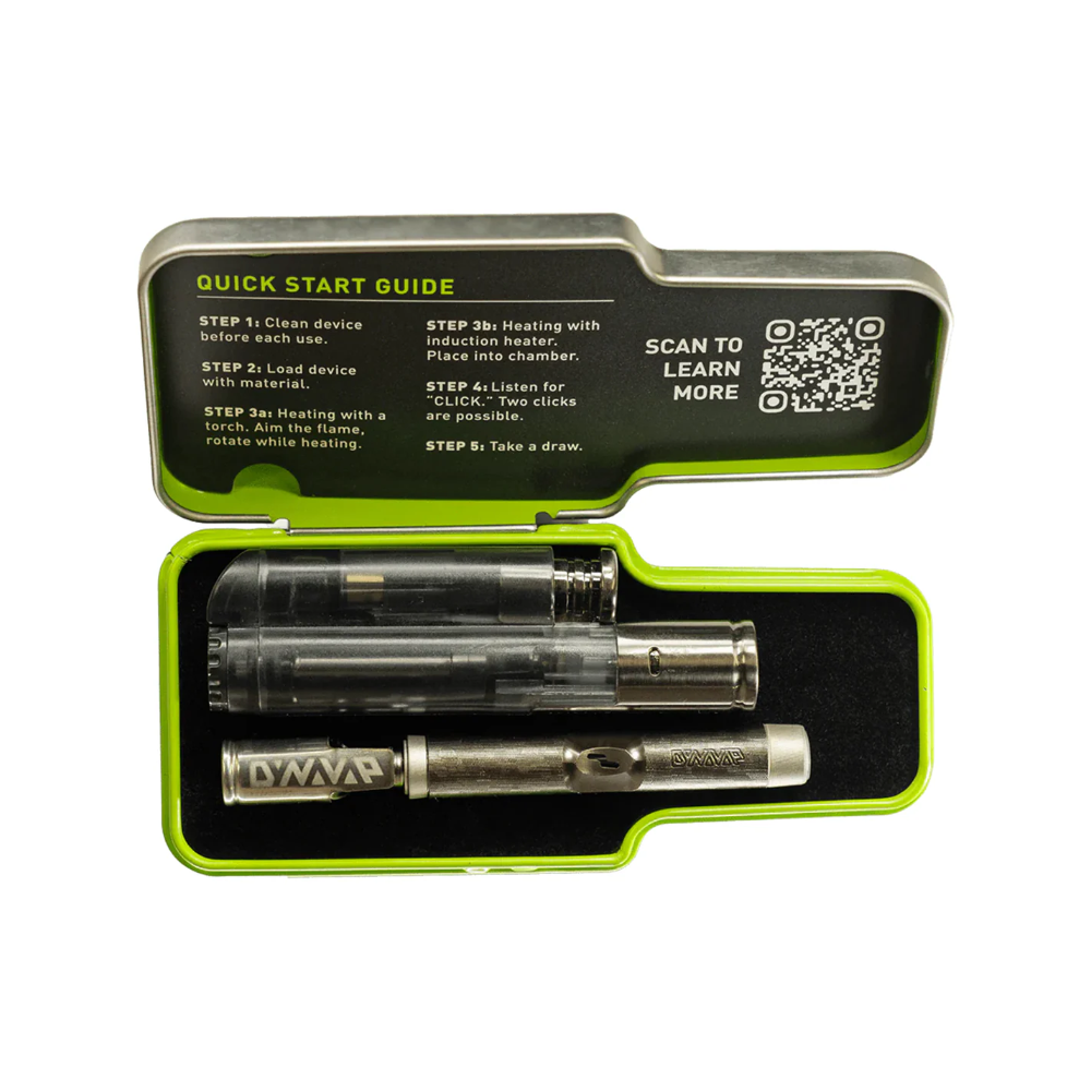 DynaVap The M 7 TwoToniuM Limited Edition Vaporizer mit Blechdose und DynaTorch Feuerzeug im Lieferumfang