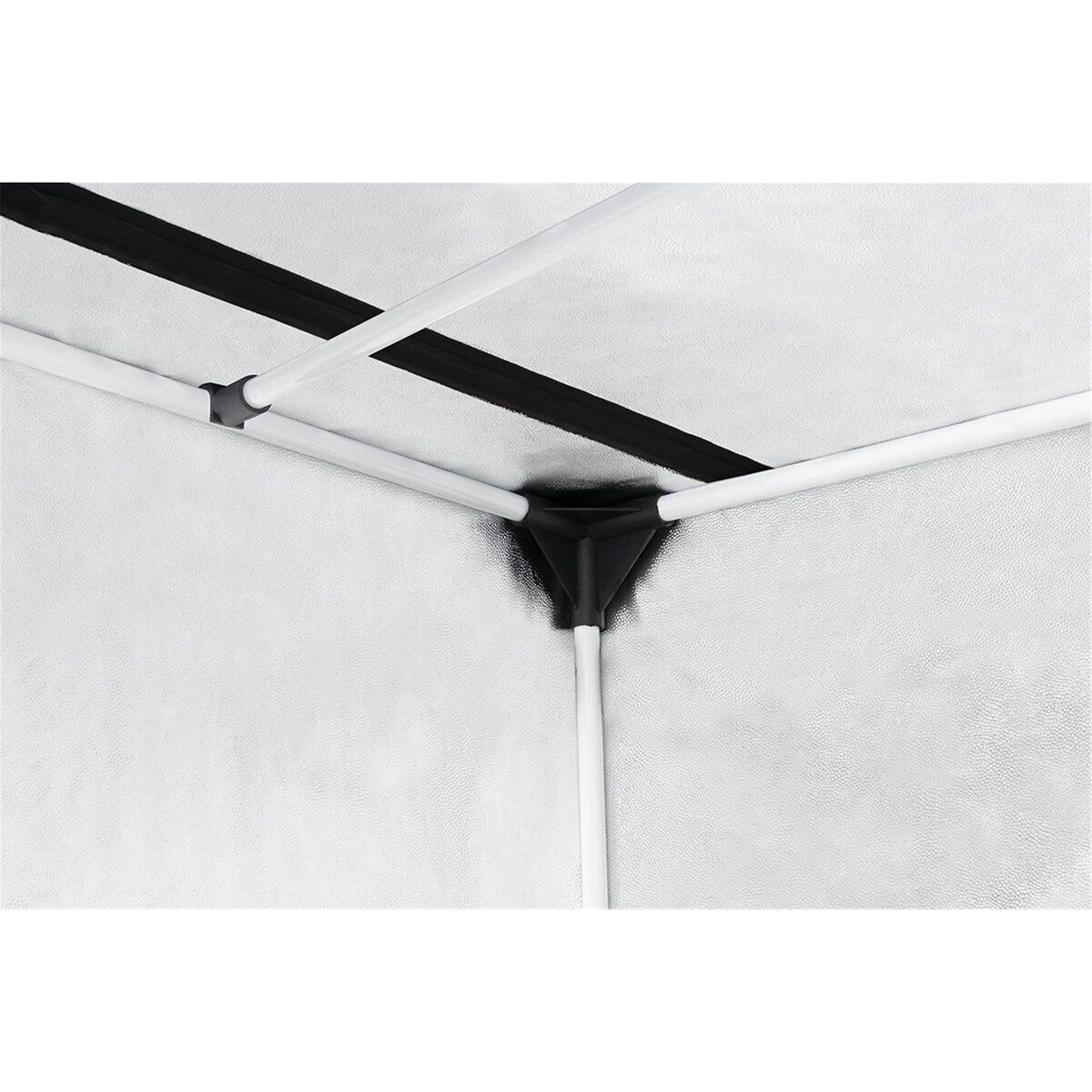 Stabiler Innenrahmen mit weiß lackierten 16 mm Stangen des Garden Highpro Ecopro 60x60x140 cm Growzelts