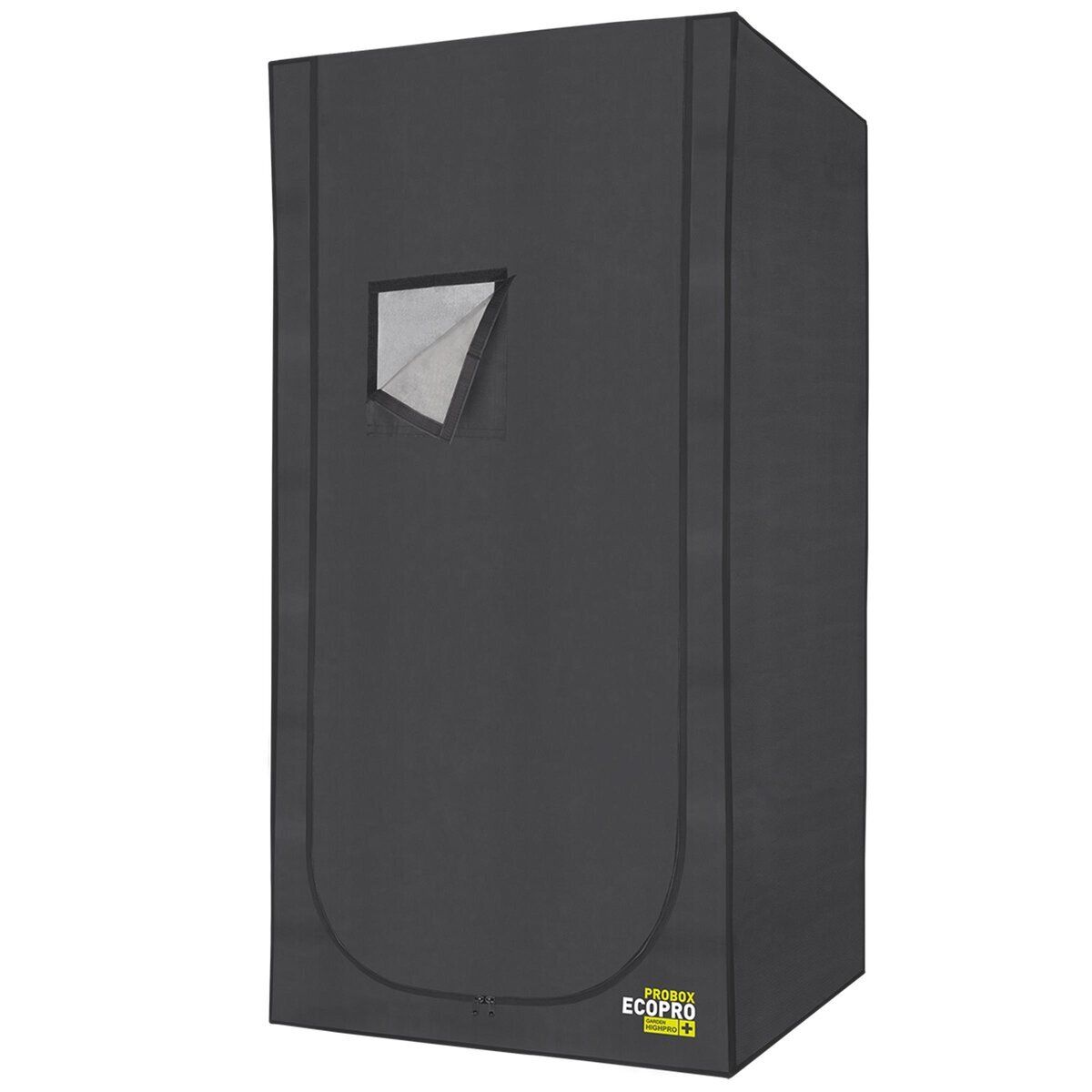 Garden Highpro Ecopro 60x60x140 cm Growzelt mit Sichtfenster und lichtundurchlässiger Abdeckung