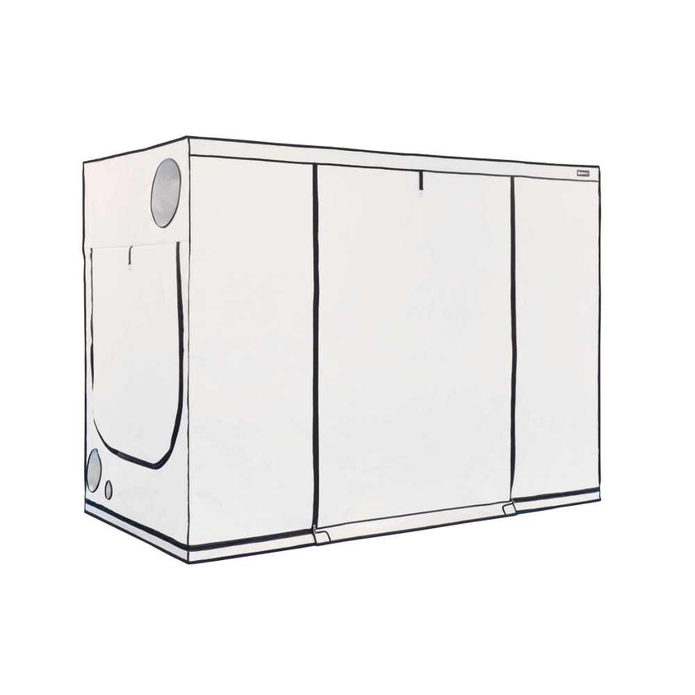 Homebox Ambient Q300+ Growzelt 300x150x220 cm – stabile Seitenansicht mit lichtdichter Außenhülle für professionelles Indoor Growing