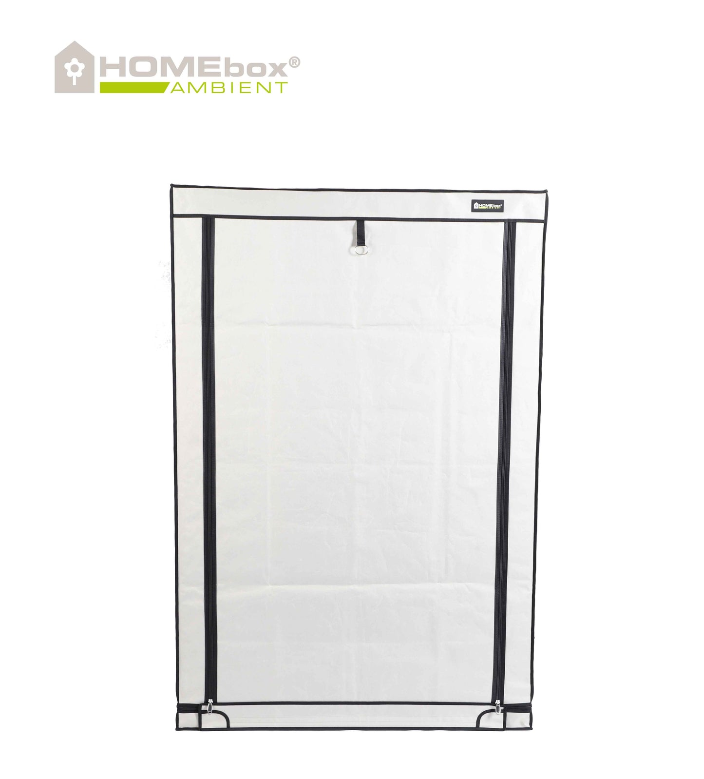 Homebox Ambient R120S geschlossen – lichtundurchlässiges Pflanzenzelt mit stabiler Rahmenkonstruktion für den Indoor Growbereich