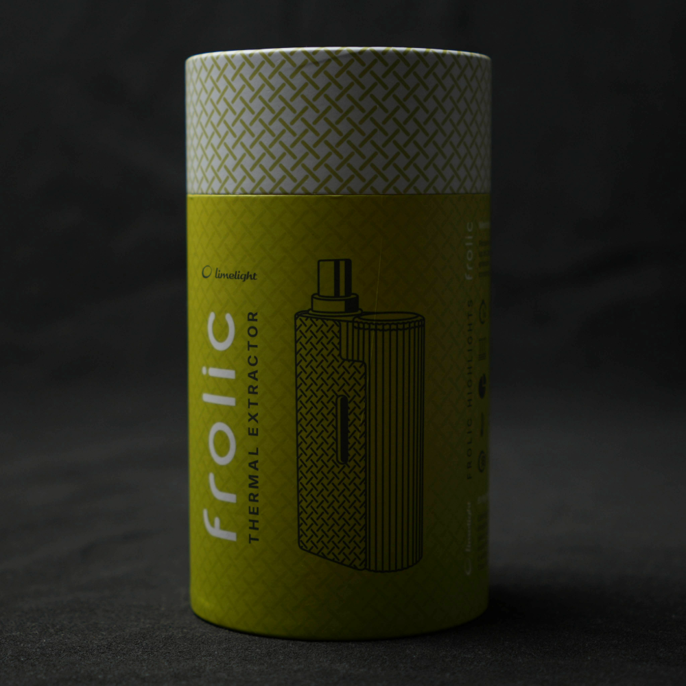 Limelight Frolic Thermal Extractor Verpackung – grüne Dose mit Produktgrafik
