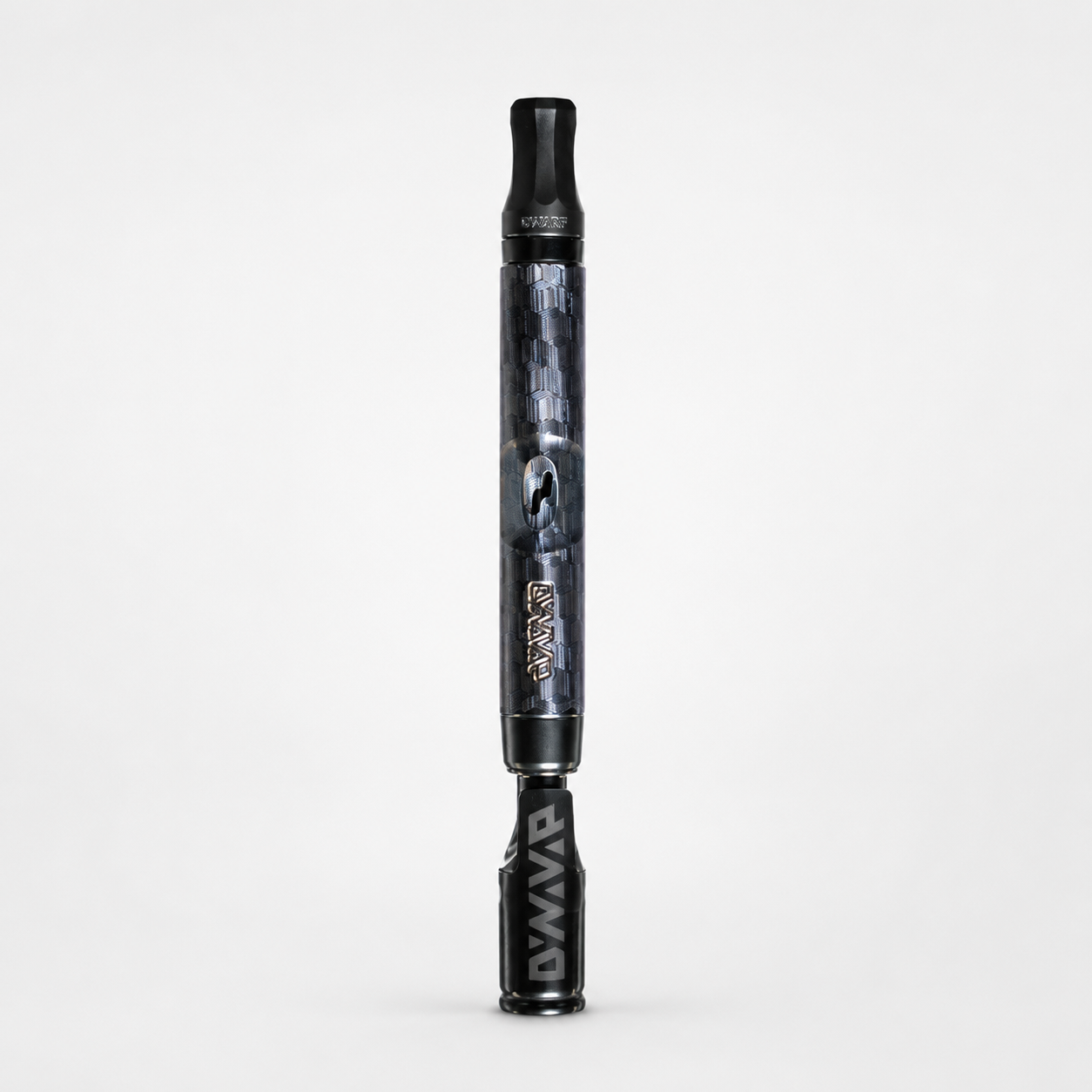 M7 XL Stealth Vaporizer in Schwarz als professionelles Studio-Produktfoto auf hellem Hintergrund