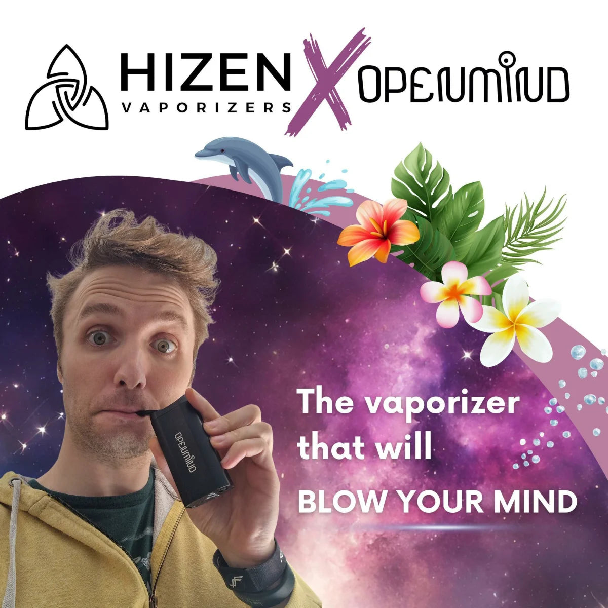 Nanu x Vaporizer 3000 Openmind Limited Edition kompakter Kräuter-Vaporizer mit elegantem Design