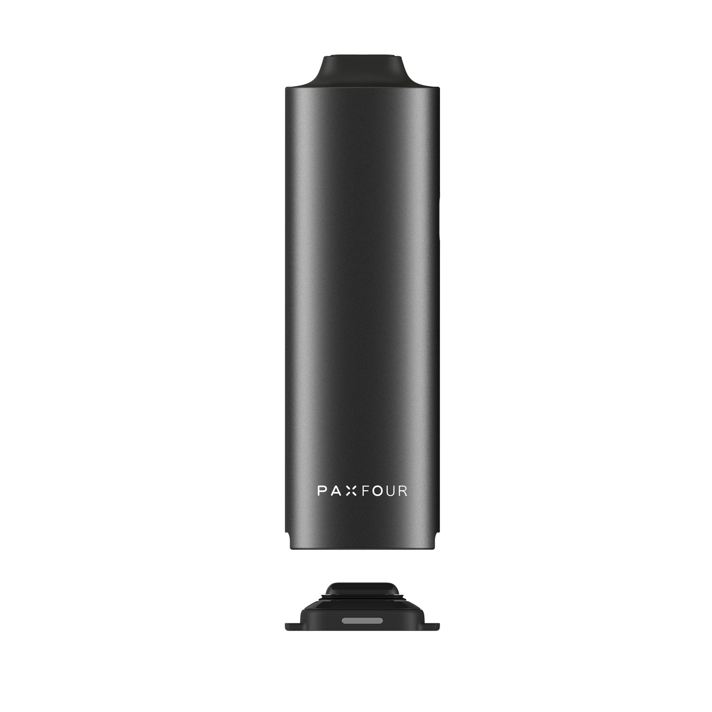 PAX Four Vaporizer in Onyx – kompakter Dry-Herb Vaporizer mit Ofendeckel und schlichtem Design