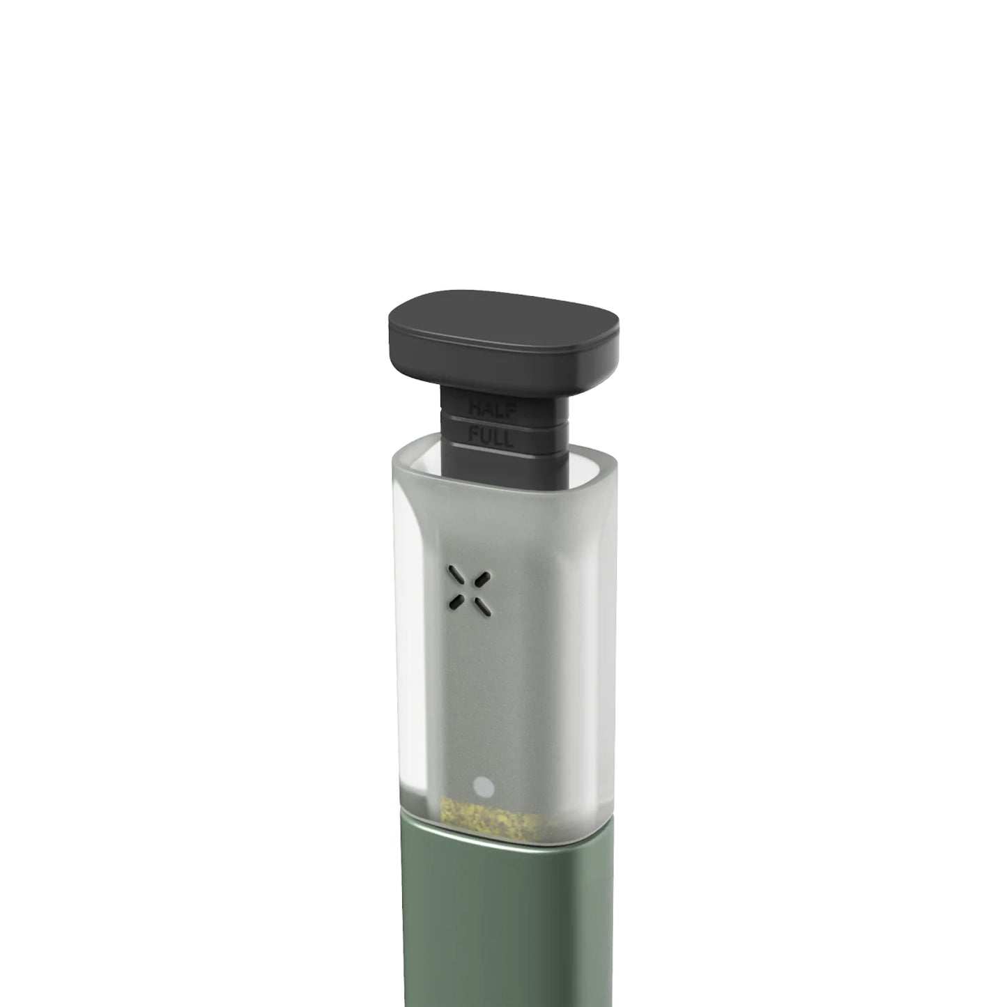 PAX Puck Press beim Befüllen eines PAX Vaporizers mit gepresstem Kräuter-Puck