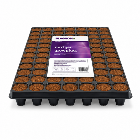 Plagron NextGen Growplug 84er Tray mit 84 Anzuchtplugs für Stecklinge und Samen aus Kokos- und Torfsubstrat