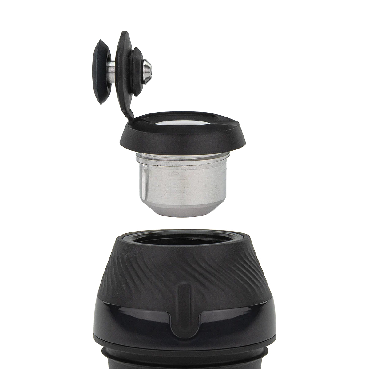 Puffco New Proxy Detailansicht: 3D-Kammer mit Joystick Cap – Aufbau und Sitz am Gerät