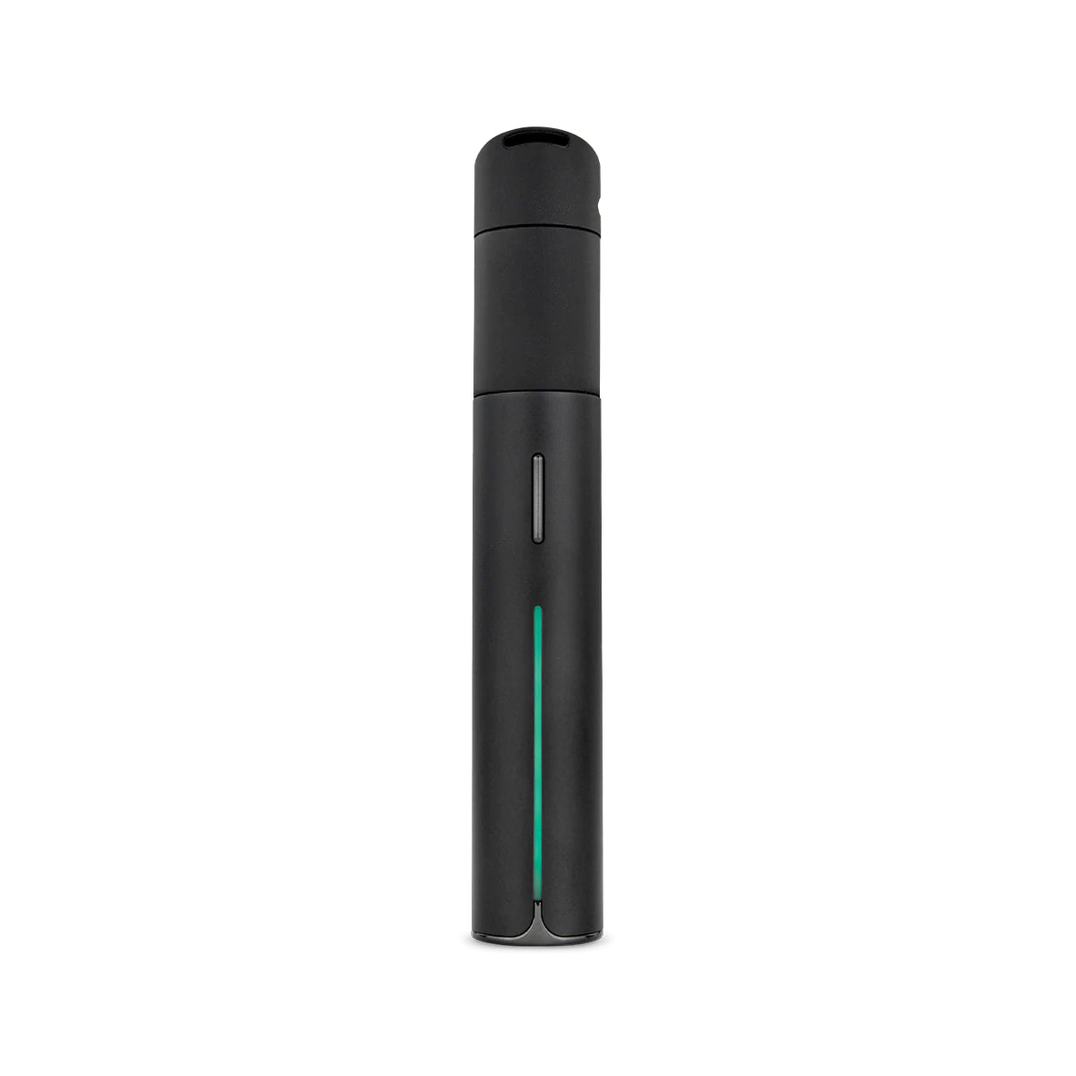 Puffco Pivot Vaporizer Onyx (schwarz) – kompakter Konzentrat-Vaporizer im Dab-Pen-Format, Produktfoto freigestellt auf weißem Hintergrund