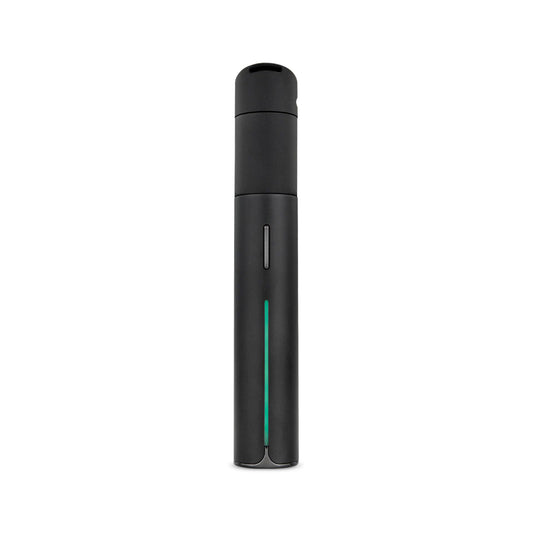 Puffco Pivot Vaporizer Onyx (schwarz) – kompakter Konzentrat-Vaporizer im Dab-Pen-Format, Produktfoto freigestellt auf weißem Hintergrund