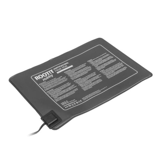 ROOT!T Heizmatte 11W 25x35 cm mit integrierter Isolierung für Pflanzenanzucht, Stecklinge und Mini-Gewächshäuser – energieeffiziente Wärmequelle