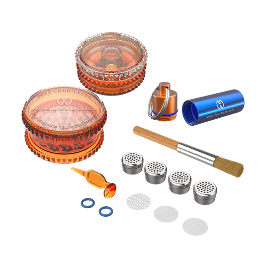 Storz & Bickel Side Kit kaufen – Zubehör Set mit Grinder, Sieben, Capsule Caddy, Füllhilfe und Reinigungsbürste für Crafty+, Mighty+, Venty & Veazy