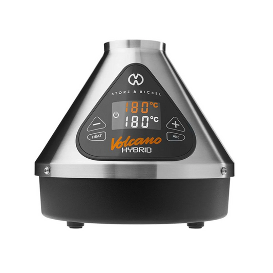Storz & Bickel Volcano Hybrid Vaporizer Silber mit digitalem Display und Touch-Bedienung