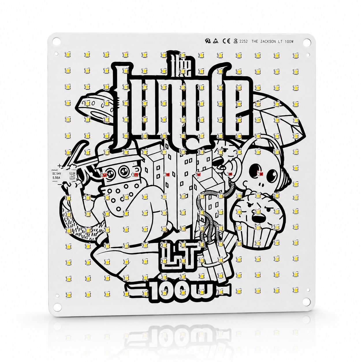 The Jungle LED The Jackson LT 100W Vollspektrum LED Growlampe als Studio-Produktfoto